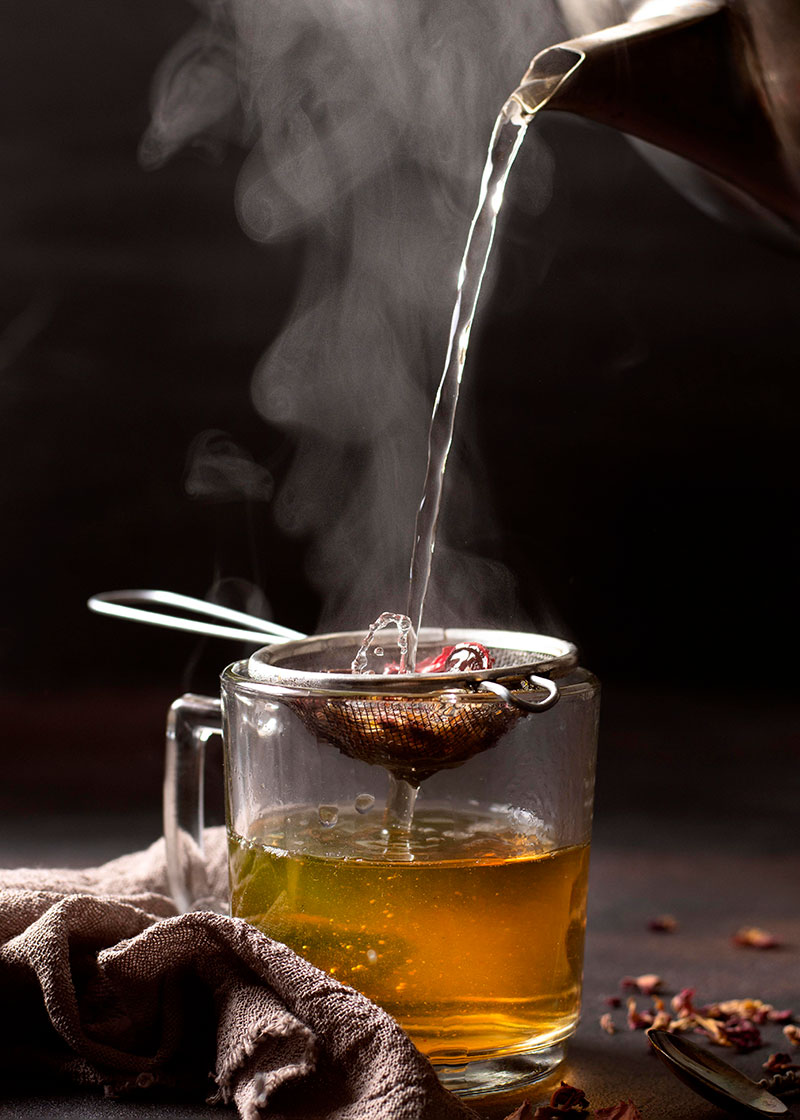 tea winter drink hot water