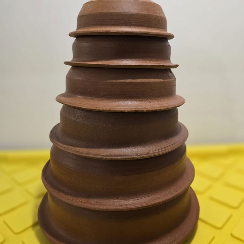 Handmade Clay Pots (6 Pices Set)